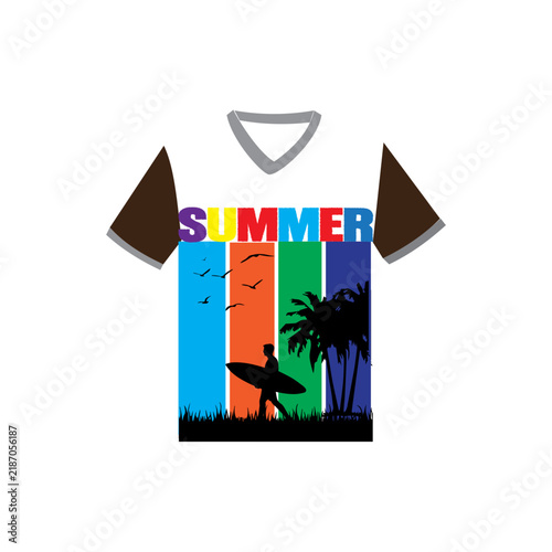 vector illustration of a shirt