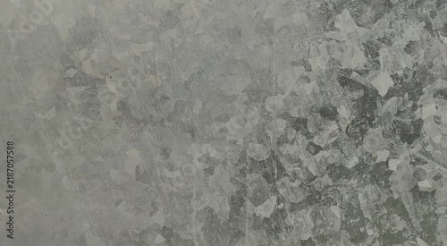 фотографія Galvanized steel metal sheet surface texture background with grey spangle patter