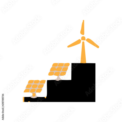 Eco Smart Home with Renewable Energy Systems Icon