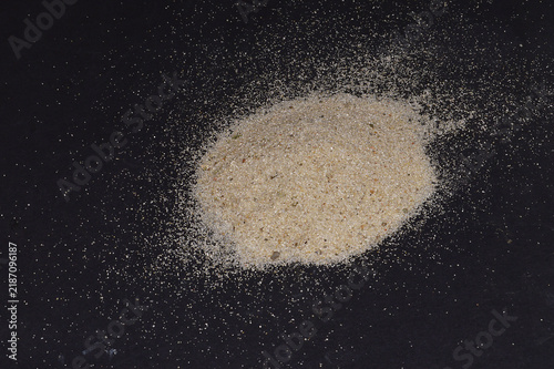 sand isolated on white background