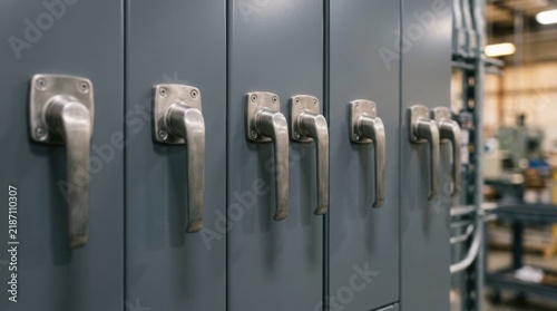 Electrical cabinet handles