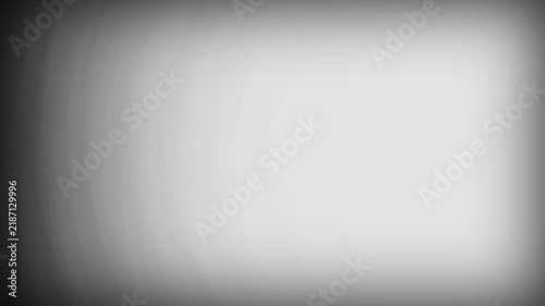 Bright glowing white abstract light motion background with dark vignette edges