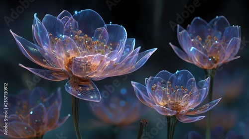 cyber_flowers, glowing_flowers, digital_flowers, futuristic_flowers