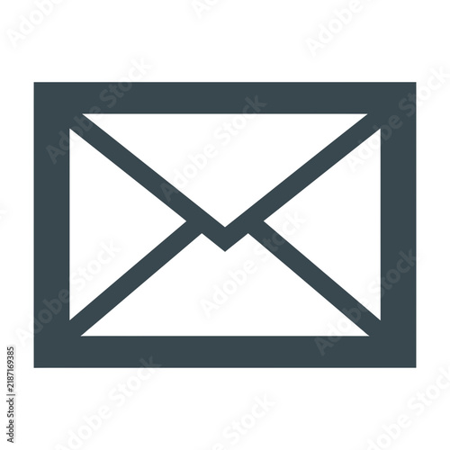 Minimalist Email Envelope Icon for Digital Communication