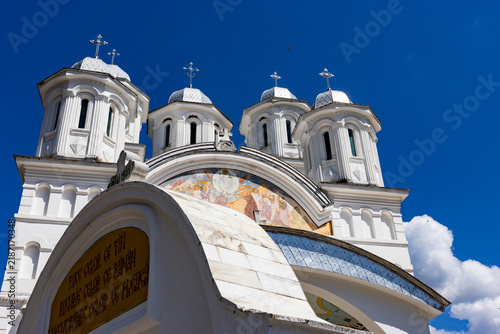Cuadro en lienzo white orthodox church in Romania