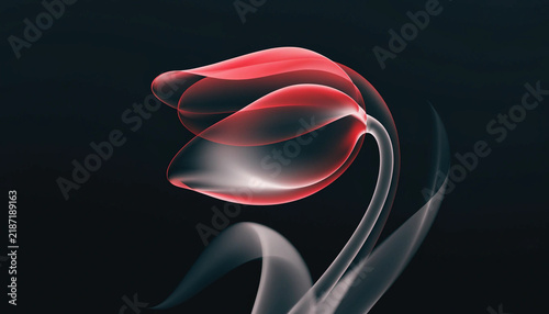 Naklejka abstract smoke background