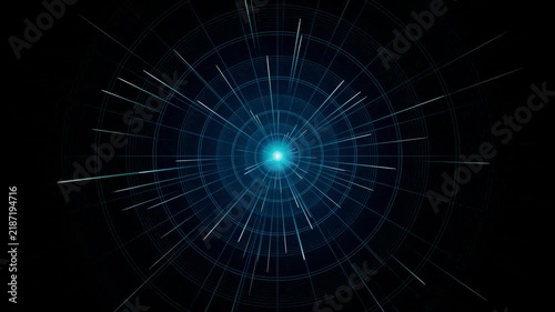 abstract blue background abstract_quantum_speed_ray_grid_seamless_loop