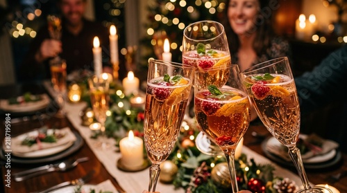Christmas table setting