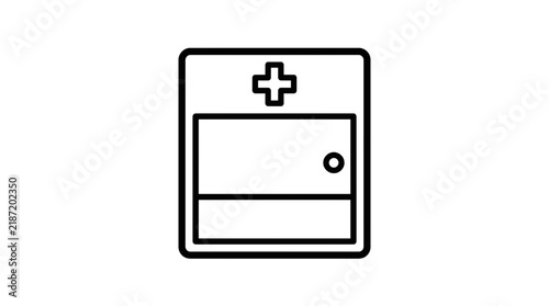 First Aid Kit Isolated Transparent Background Icon Medical Emergency