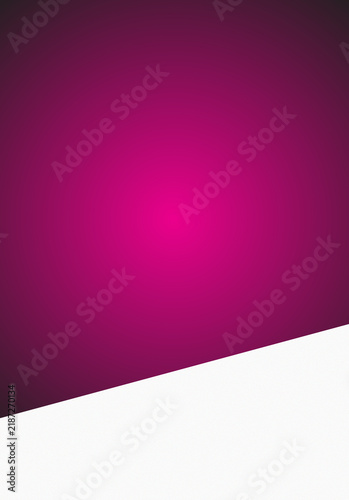 Magenta Blue Gradient Abstract Background with White Curved Wave