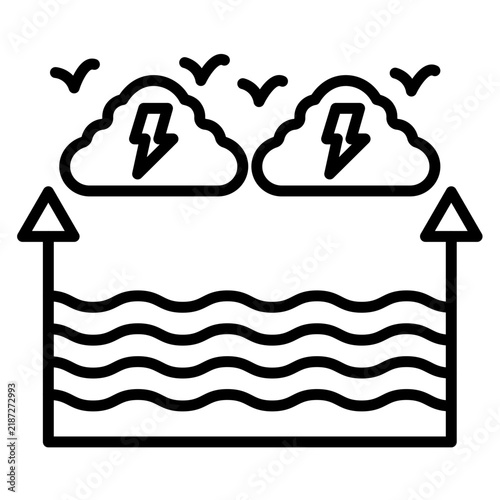 Tide Line Icon