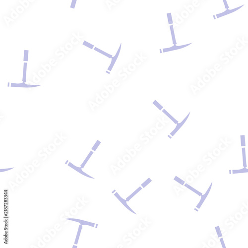 Bild auf Leinwand prospectors hammer glyph vector seamless pattern