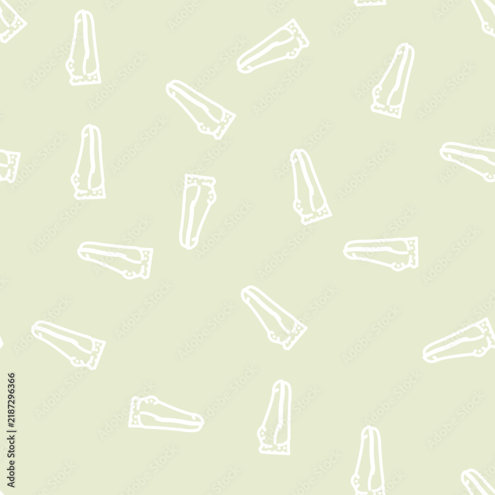 Fototapeta premium alligator reptile animal line seamless pattern alligator reptile animal thin line illustration