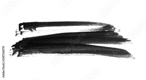 Split gapped brush stroke PNG overlay for divided banner and two tone header design