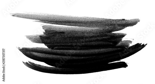 Transparent Nested curving ink stroke overlay for bold badge and emblem design
