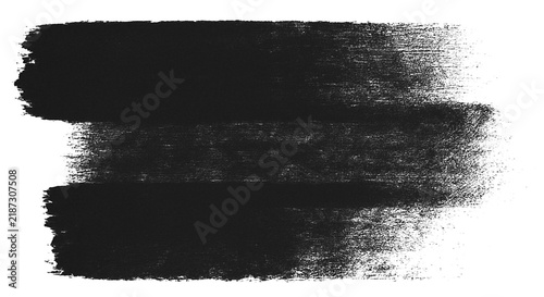 Triple rowed brush stroke PNG overlay for repeated band header and striped layout design