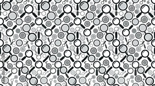 Magnifying Glass Pattern Background