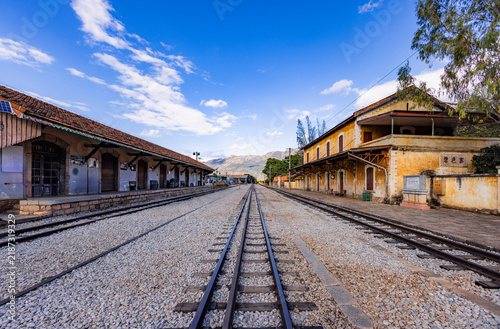 Bibo City, a railway town in Honghe Prefecture, Yunnan Province