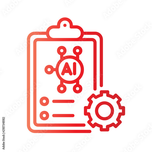 AI System Settings Gradient Icon