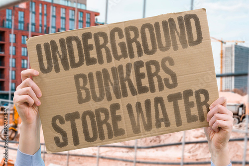Foto "Underground bunkers store water" Elite dig tunnels beneath earth to hoard resources