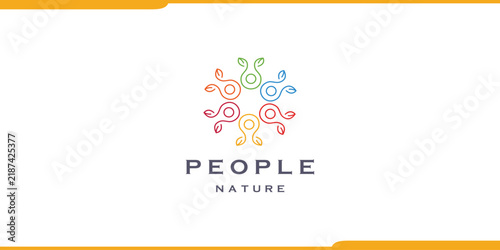 People Connecting In Nature Concept