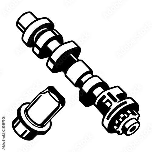 Automotive engine camshaft and valve lifter component