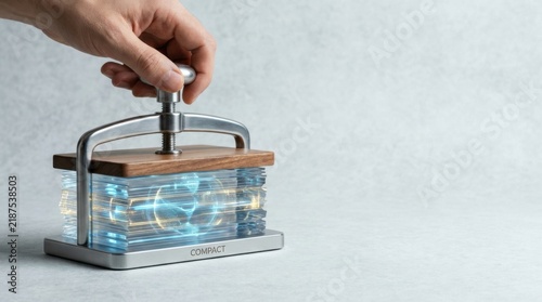 Person opening a toaster to illustrate ai model compression reducing size of complex model while retaining capability