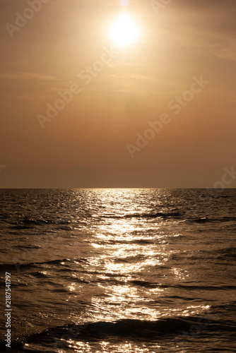 Tramonto sul mare, Toscana, Italia