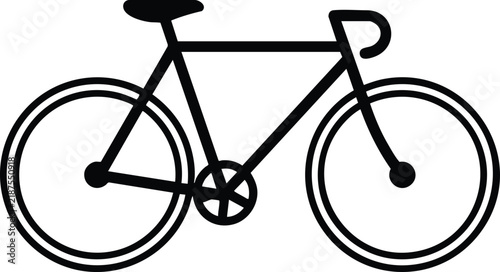 Minimalist Bicycle Illustration