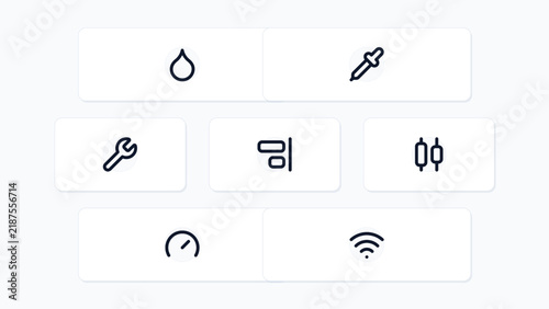 Smart Water Network Leak Detection Utility Pipeline 7 Vector Icon Set Isolated Background