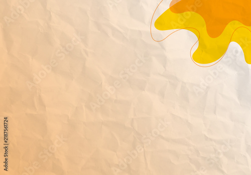Abstract Tan Marble Paper Texture with Golden Splash