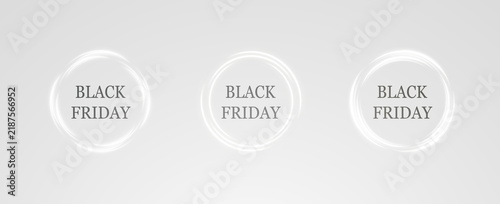 Black Friday, vector background for sale, discount, advertising, banner or poster. Price tags on hologram, in circle, png.
