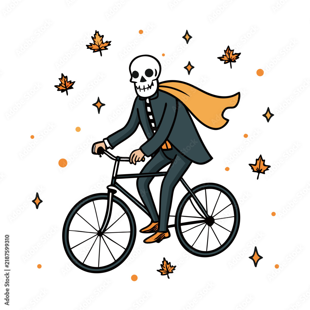 Fototapeta premium girl with bicycle