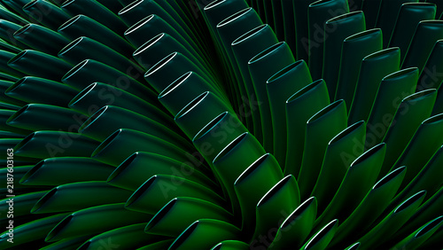 Obraz na płótnie Emerald Green Tropical Leaf Inspired Abstract Background