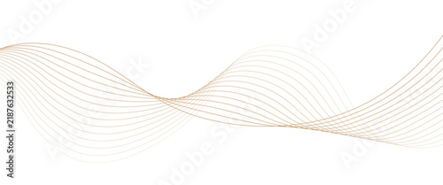 Vector wave dynamic curve lines transparent background with flowing digital energy waves technology concept modern backdrop vector design