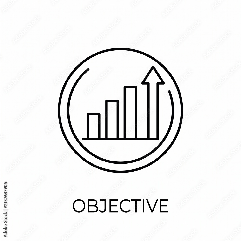 Obraz premium Business Growth Bar Chart Icon for Financial Success Strategy
