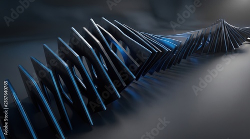 Dynamic abstract lines creating a futuristic and technological background with vibrant color gradients