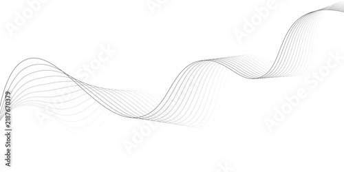 vector illustration of wings. Abstract wave element for design. Digital frequency track equalizer. Vector