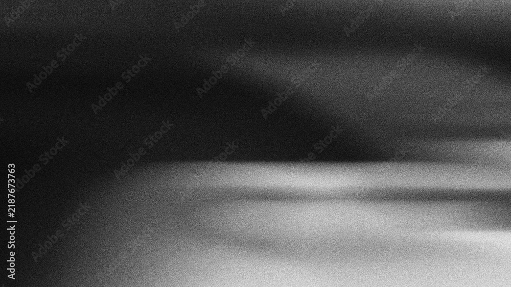Naklejka premium Black and white abstract background noise grain grunge texture monochrome wallpaprt old retro vintage effect.