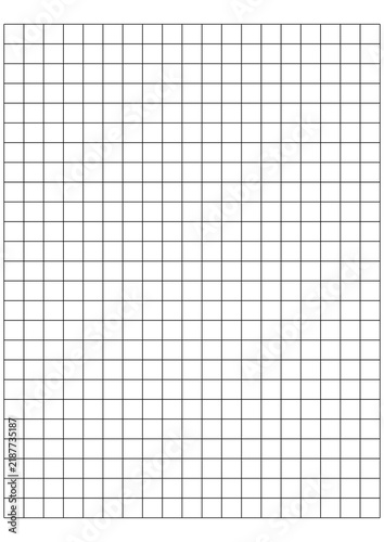 Folha quadriculada minimalista com grade de linhas pretas e fundo transparente, ideal para gráficos, matemática, planejamento, desenhos técnicos, papelaria e design.