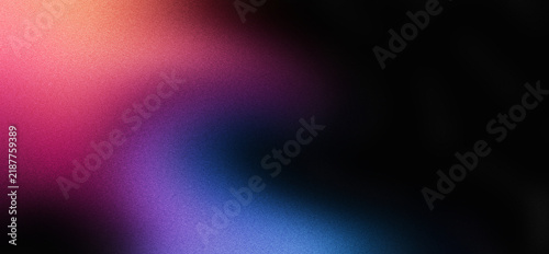 Dark grainy color gradient background, purple red orange blue black colors banner poster cover abstract design