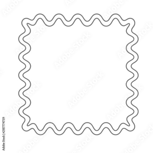 Wavy Square Border