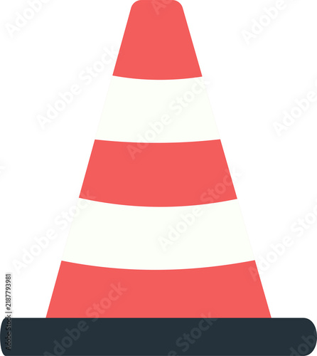 Tapety artystyczne traffic cone icon