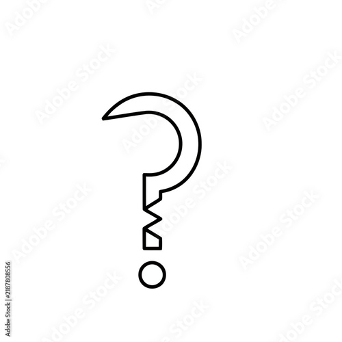 Question Mark Outline