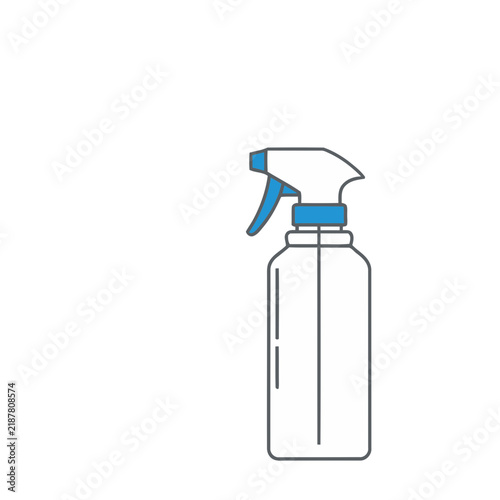 Spray bottle outline