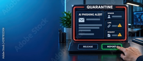 Maintaining AI trust and robust cybersecurity quarantine controls for automated phishing alert response systems