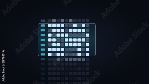 Glowing Rectangular Information Matrix