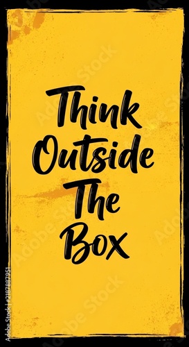 Yellow background with bold black text saying 