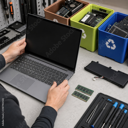 Circular Laptop Refurbishment Decision for Electronics Reuse and Sustainable IT