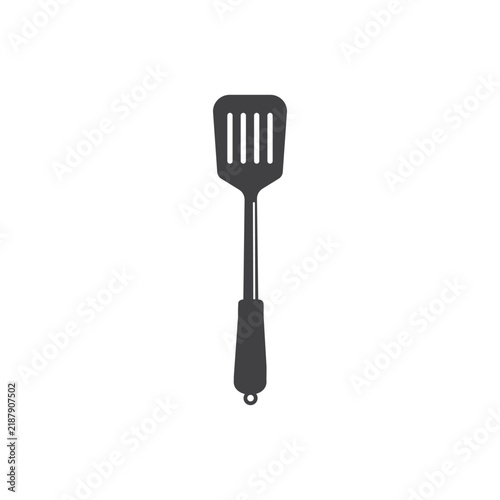 Flat spatula icon design vector
